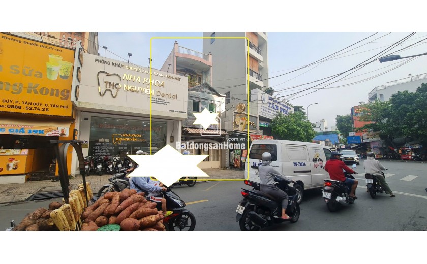 Cho thuê nhà Mặt tiền Tân Quý 64m2, 2Lầu - NGAY NGÃ TƯ